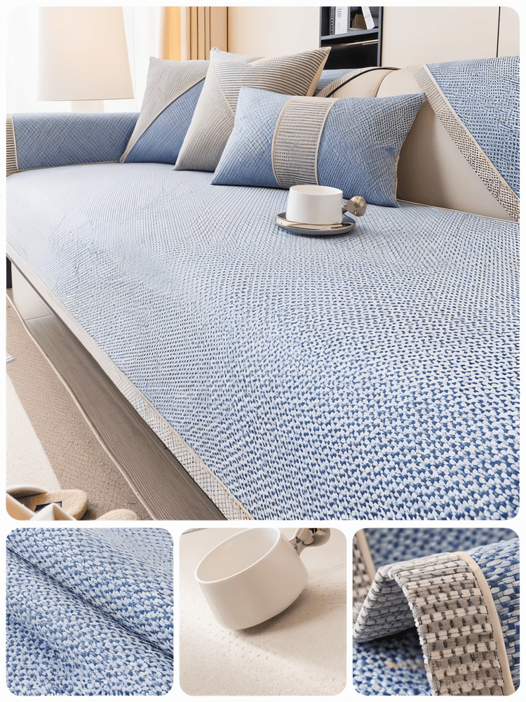 SoftGuard Cover – Enfärgat Halkfritt Sofföverdrag i Premium Polyester