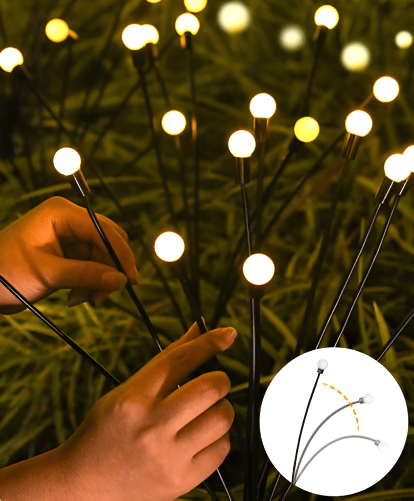 FireflyGleam – Solcellsdrivna Eldflugeljus för Trädgård & Utomhus