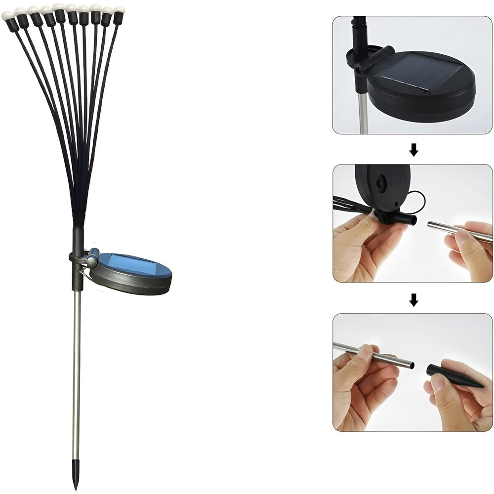 FireflyGleam – Solcellsdrivna Eldflugeljus för Trädgård & Utomhus