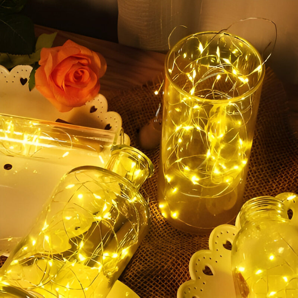 GlowWeave Solar – Solcellsdriven Stämningsbelysning för Utomhusbruk