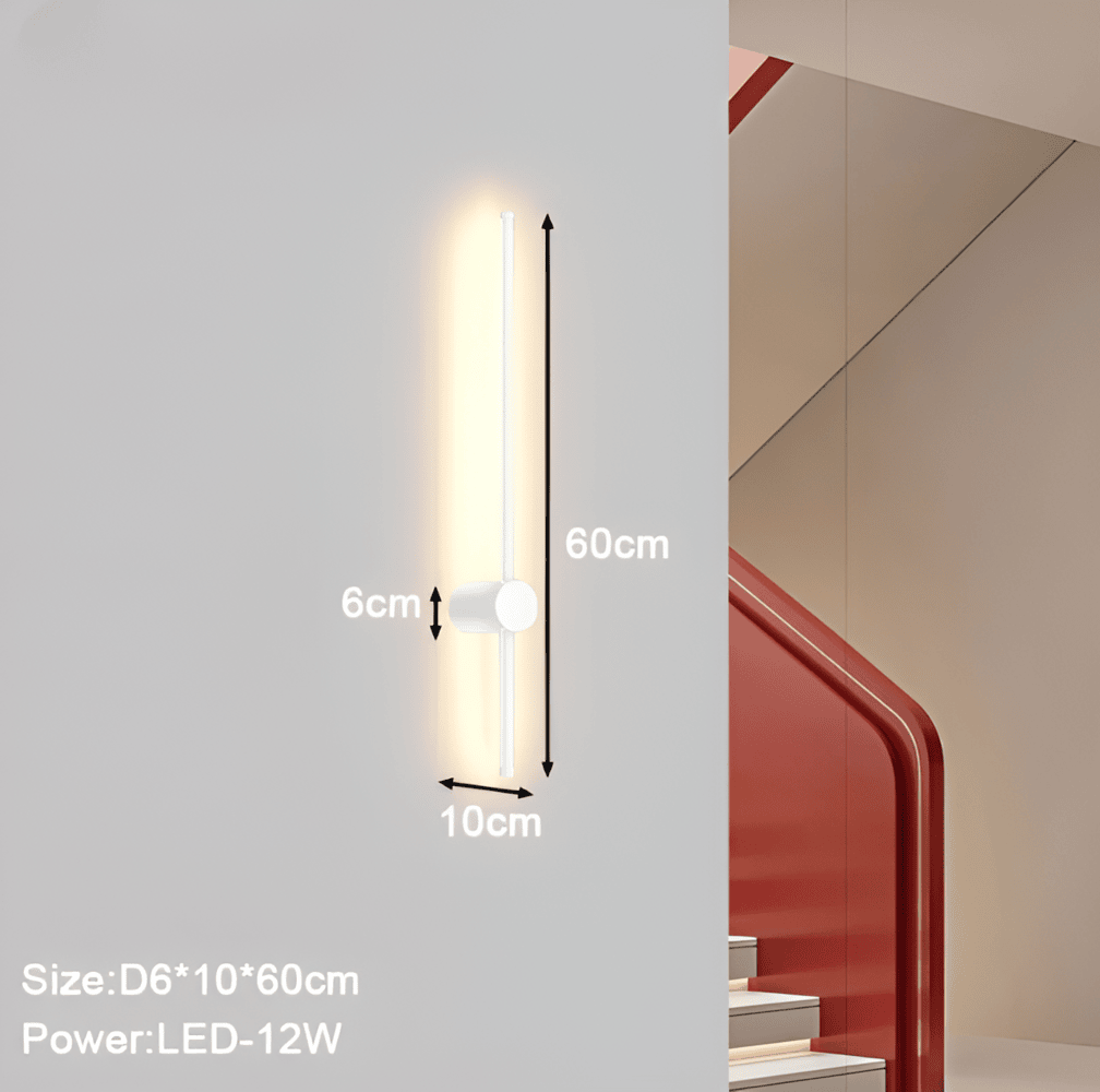 LumaLine – Justerbar Linjär LED Vägglampa i Skandinavisk Design