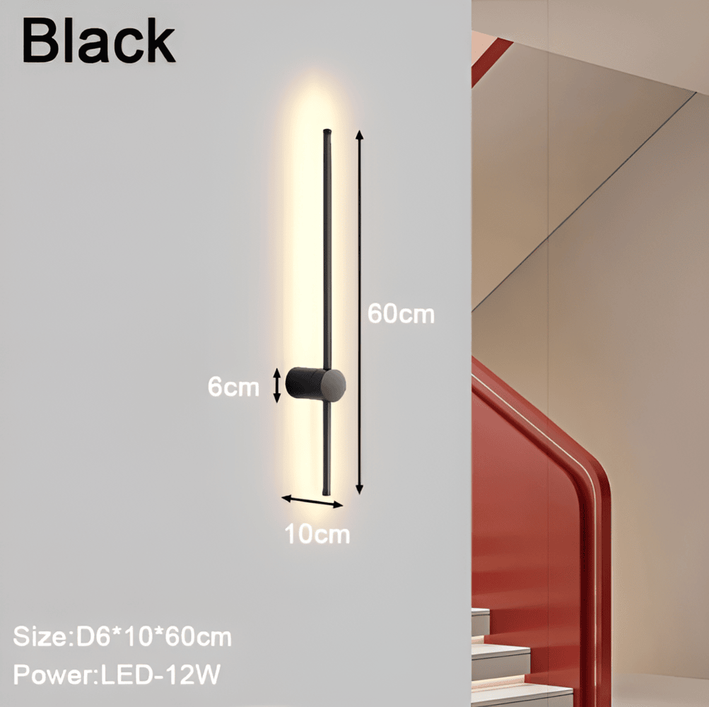 LumaLine – Justerbar Linjär LED Vägglampa i Skandinavisk Design