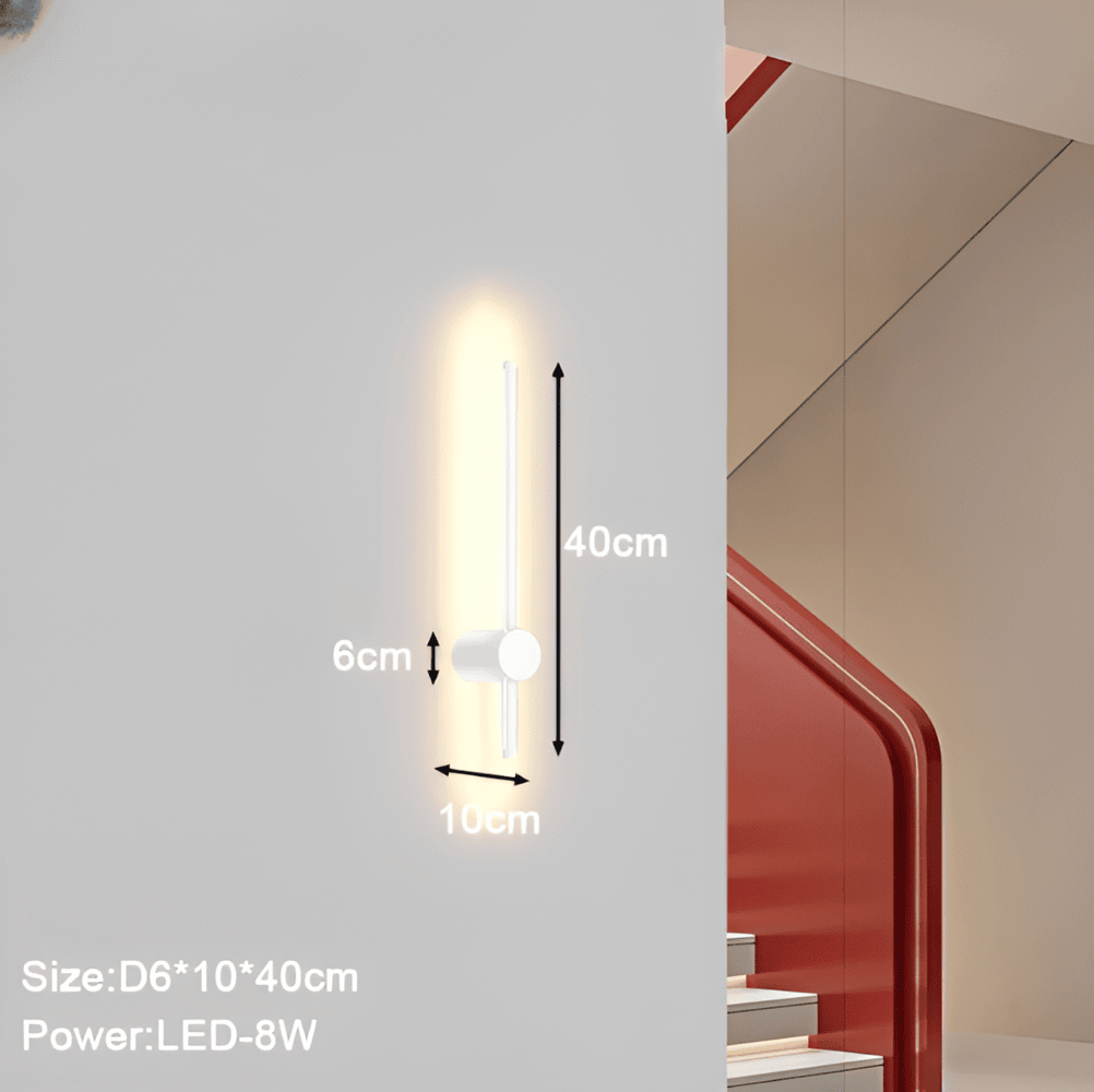 LumaLine – Justerbar Linjär LED Vägglampa i Skandinavisk Design