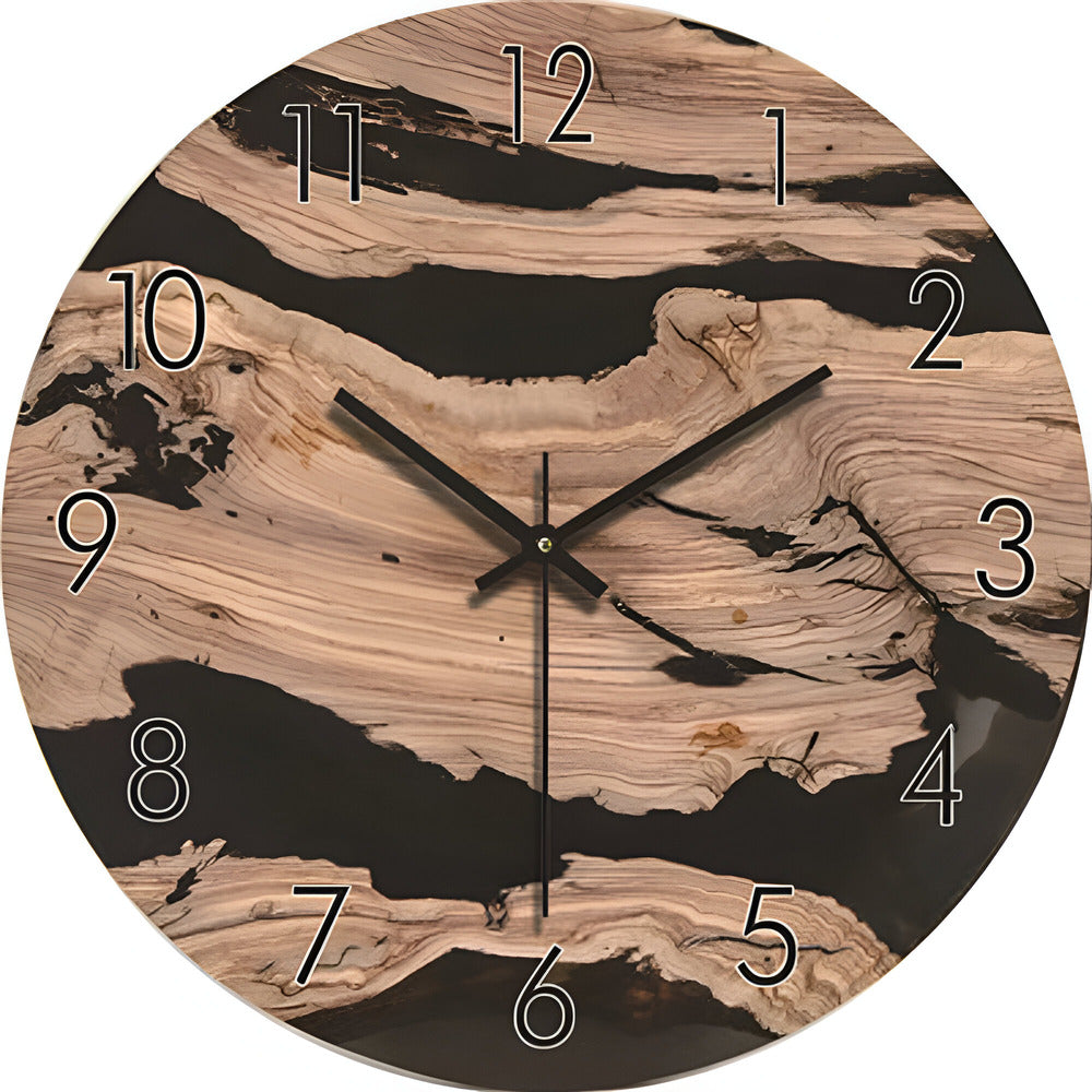 TimberHush – Minimalistisk Träväckarklocka i Modern Skandinavisk Design