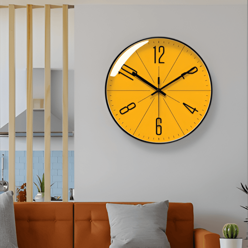 NordLinx – Modern Skandinavisk Väggklocka i Minimalistisk Design