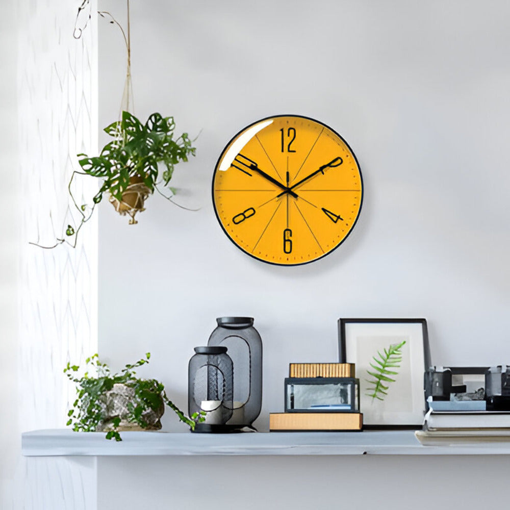 NordLinx – Modern Skandinavisk Väggklocka i Minimalistisk Design
