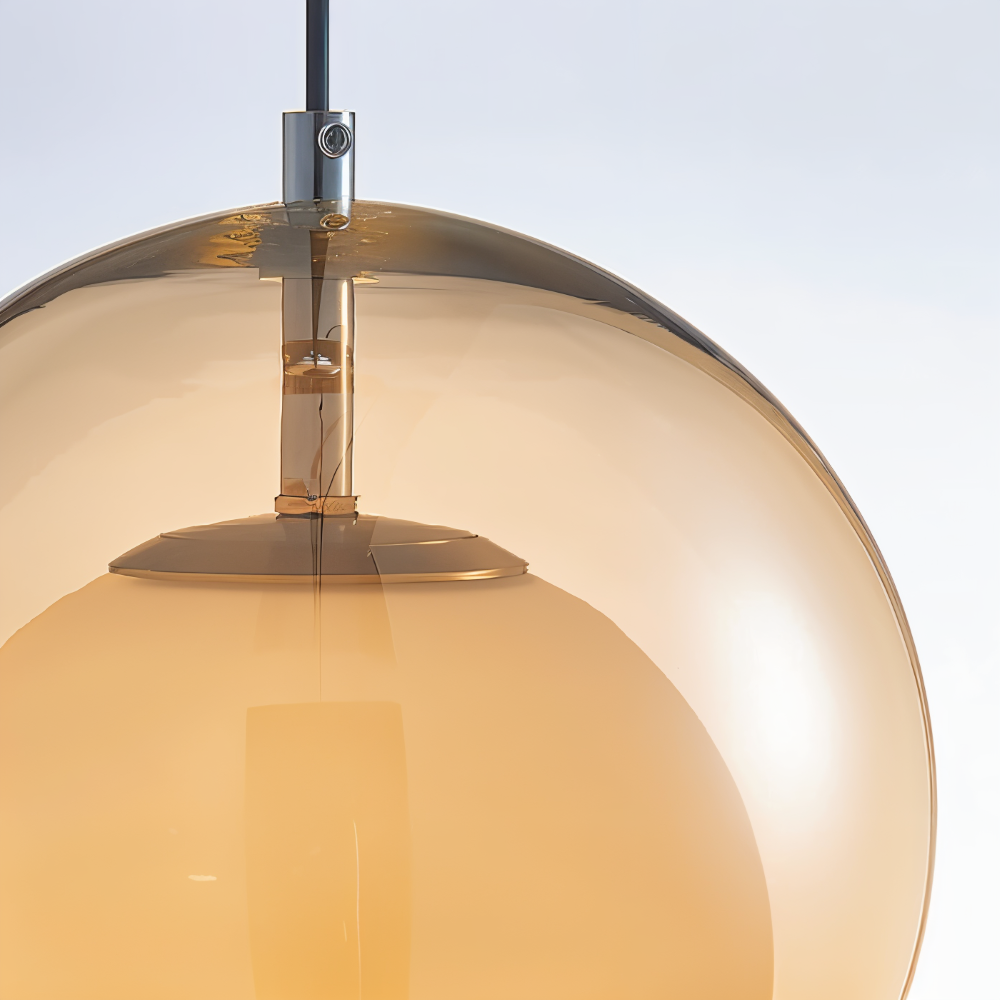 AmberDuo – Retro Glaspendellampa i Bauhaus-Stil