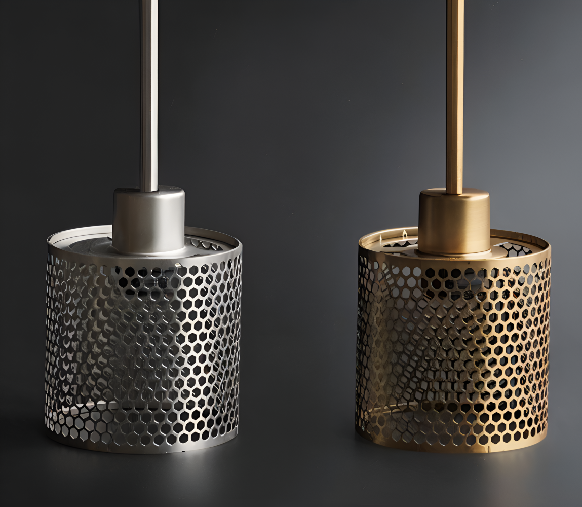 Orbee – Vägglampa i Glas med Honungskaka-design och Vintage LED-stil