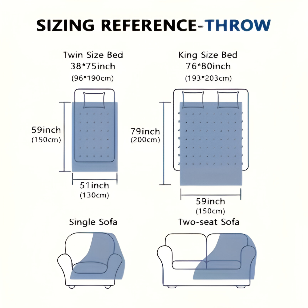 PeaKnit Aura – Färgstark Fransad Fleecefilt i Vintage-Design