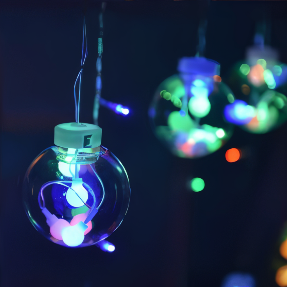 GlowSphere Solar – Magisk Rund Solcells-Ljussträng