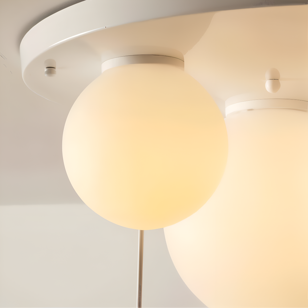 Lunabear – Lekfull Ballongpendellampa i Harz och Akryl för Barnrum