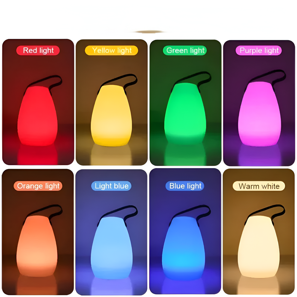 LumiShape – Bärbar Geometrisk LED-Bordslampa