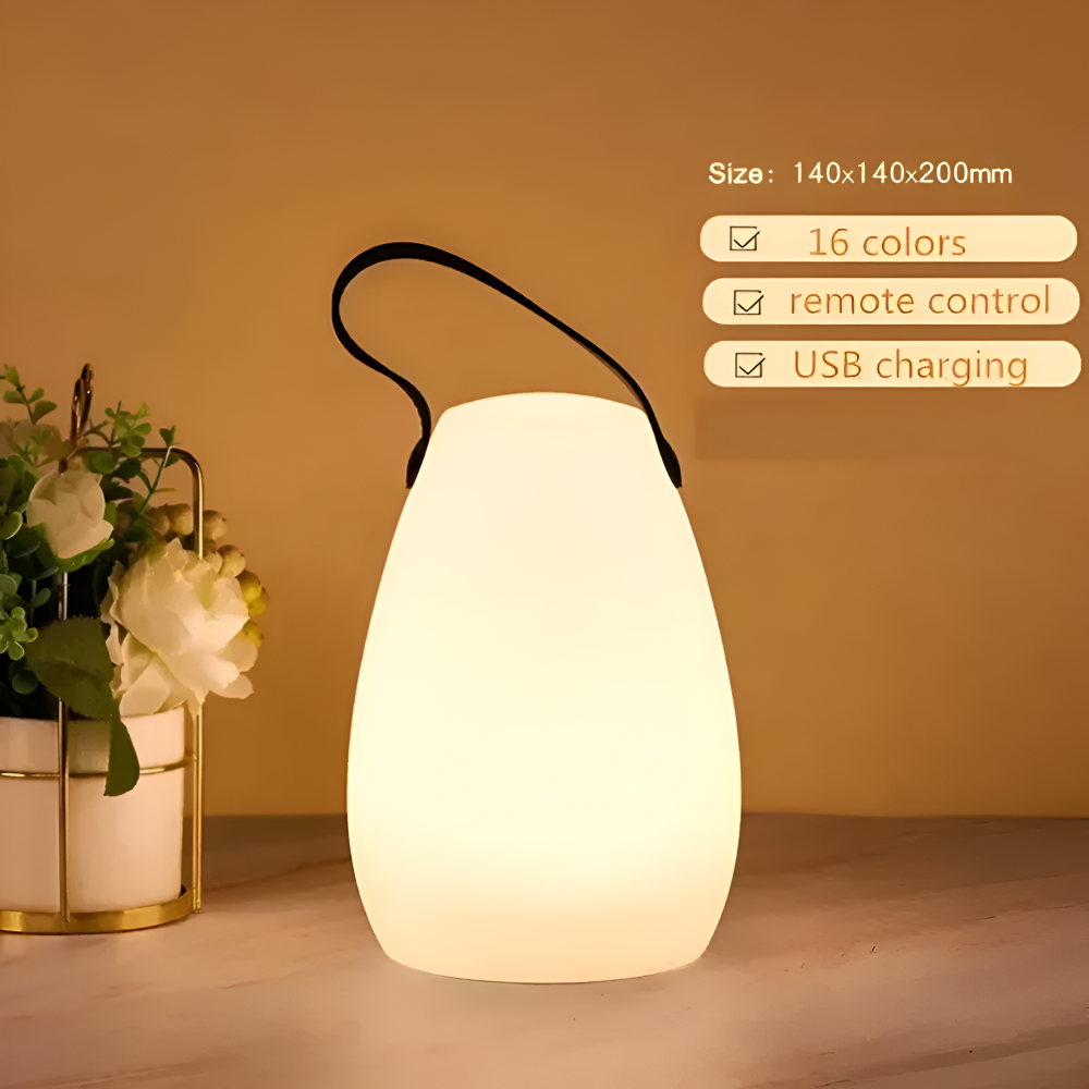 LumiShape – Bärbar Geometrisk LED-Bordslampa