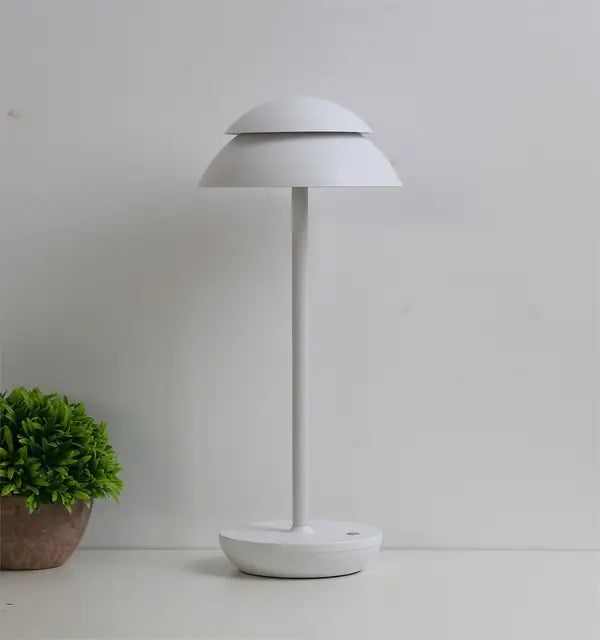 NoirLite – Uppladdningsbar svart bordslampa med justerbar ljusstyrka – Trådlös belysning för hem och kontor