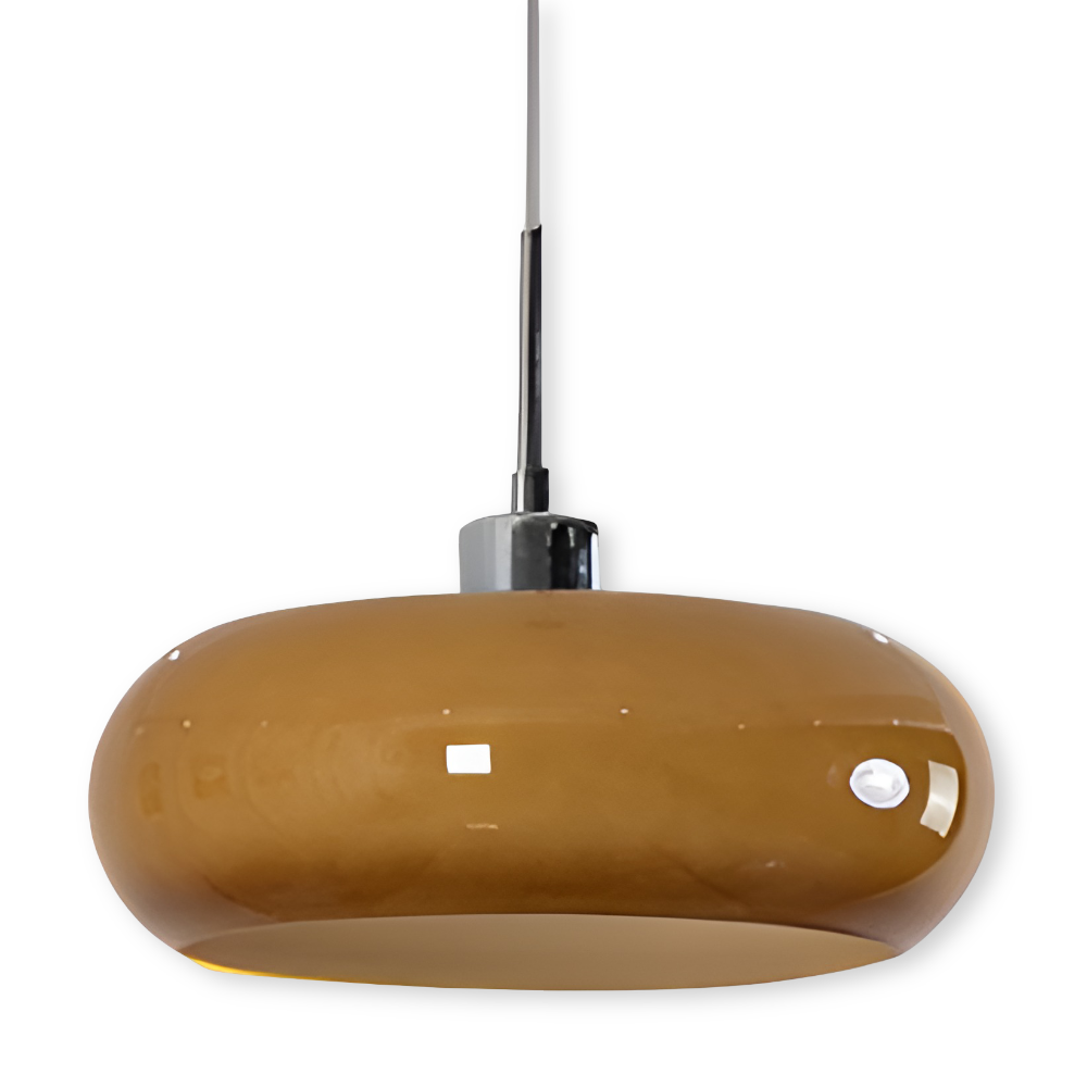 Cirquella – Retro-Modern Bauhaus Glaspendellampa i Cirkelformad Design