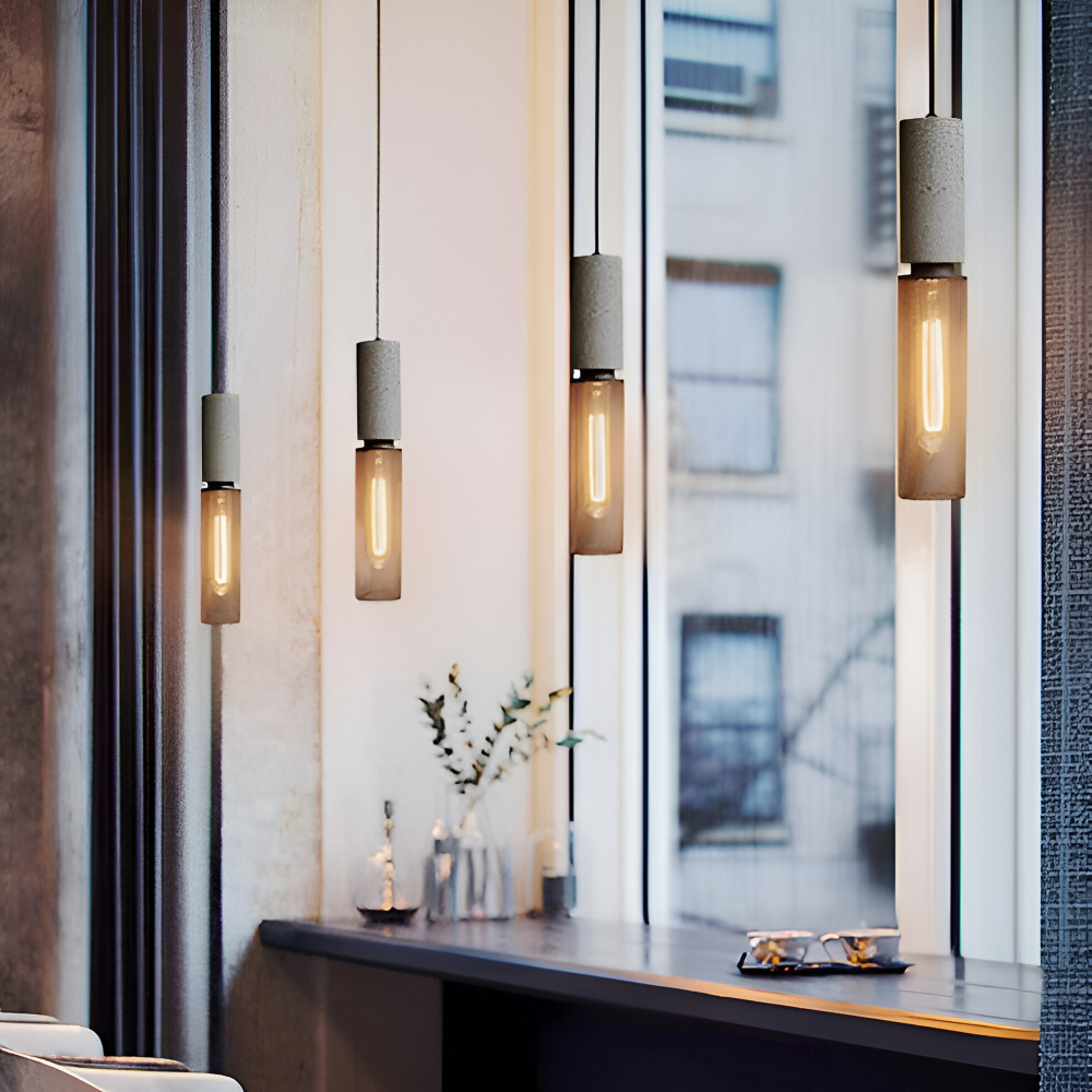 RusticStone – Rustik Pendellampa i Modern Industriell Design