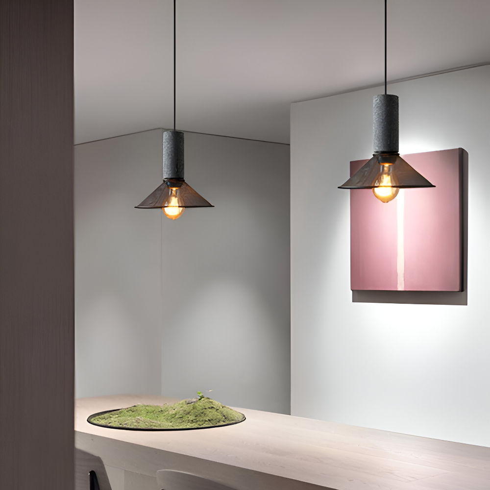 RusticStone – Rustik Pendellampa i Modern Industriell Design