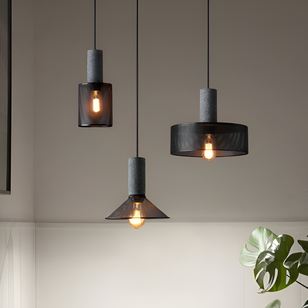 RusticStone – Rustik Pendellampa i Modern Industriell Design