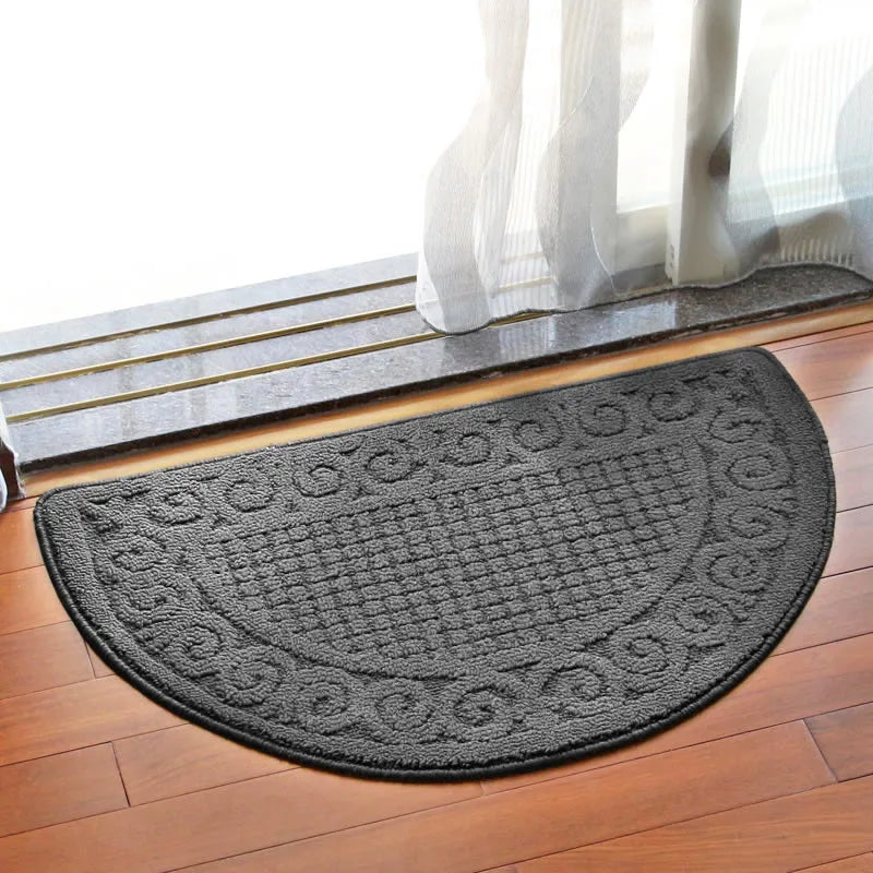 RetroCurve Mat – Halvmåneformad Dörrmatta i Retrodesign
