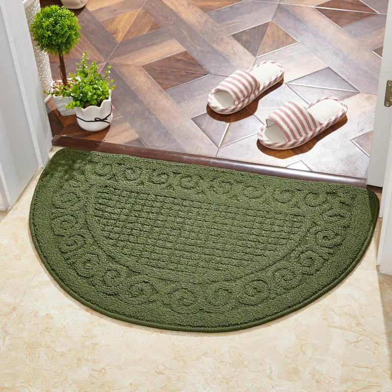 RetroCurve Mat – Halvmåneformad Dörrmatta i Retrodesign