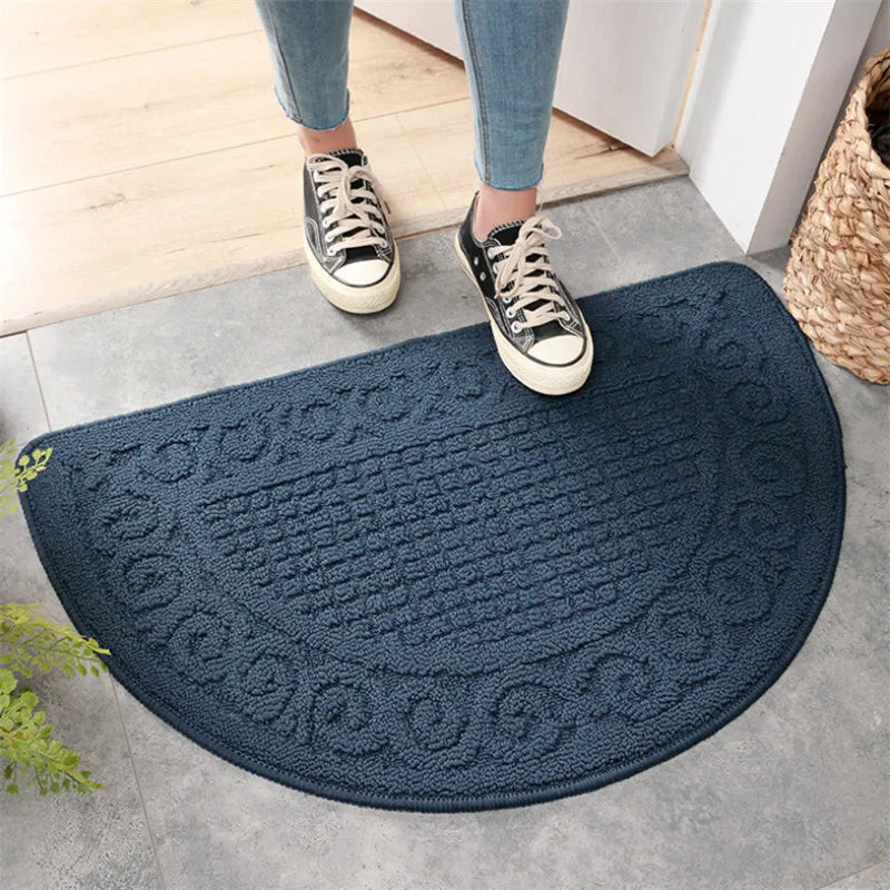 RetroCurve Mat – Halvmåneformad Dörrmatta i Retrodesign