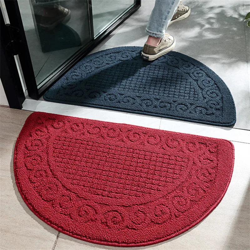 RetroCurve Mat – Halvmåneformad Dörrmatta i Retrodesign