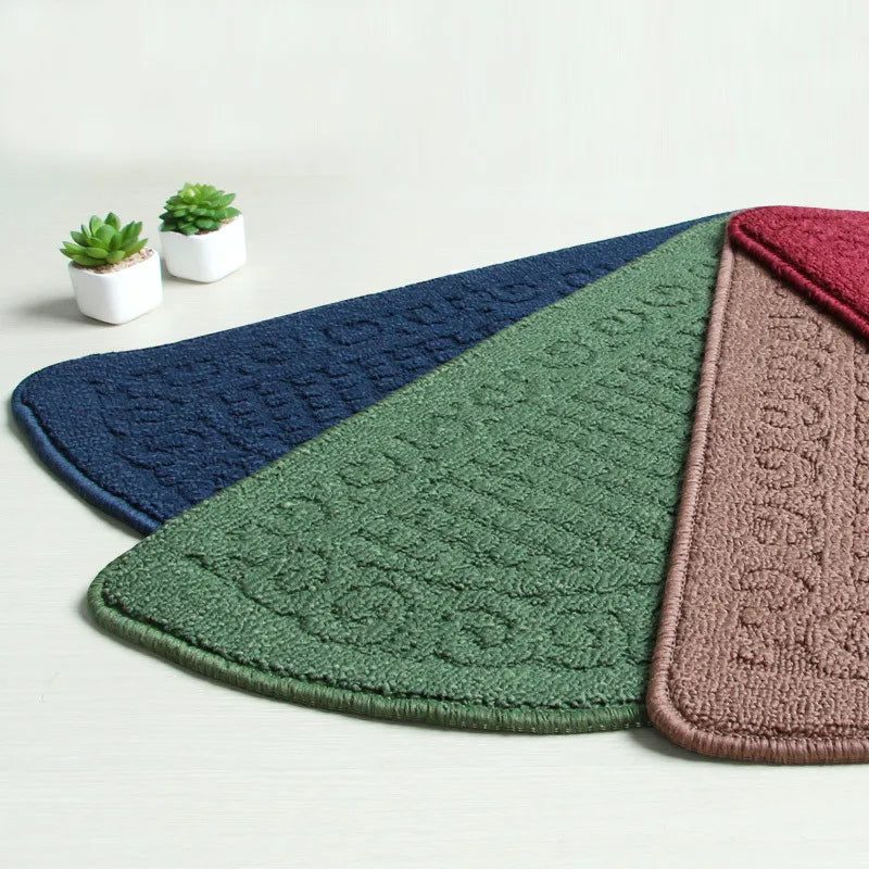 RetroCurve Mat – Halvmåneformad Dörrmatta i Retrodesign