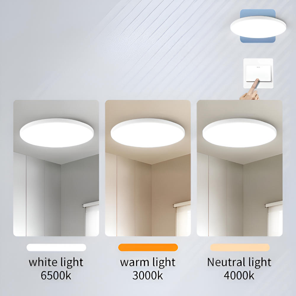 SlimCirc – Modern Rund LED-Taklampa med Ultratunn Design