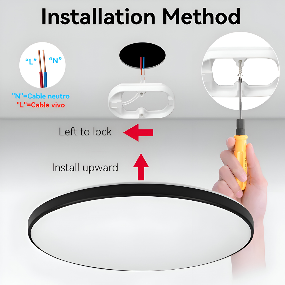 SlimCirc – Modern Rund LED-Taklampa med Ultratunn Design