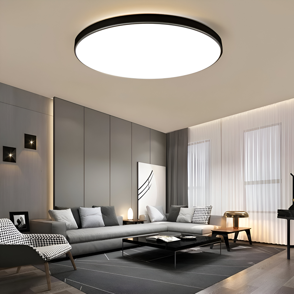 SlimCirc – Modern Rund LED-Taklampa med Ultratunn Design