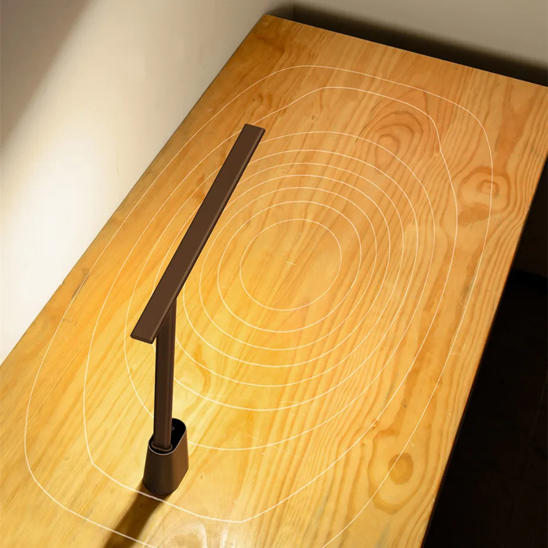 Smart Dimbart Skrivbordslampa LED – Kompakt, Vikbar & Uppladdningsbar