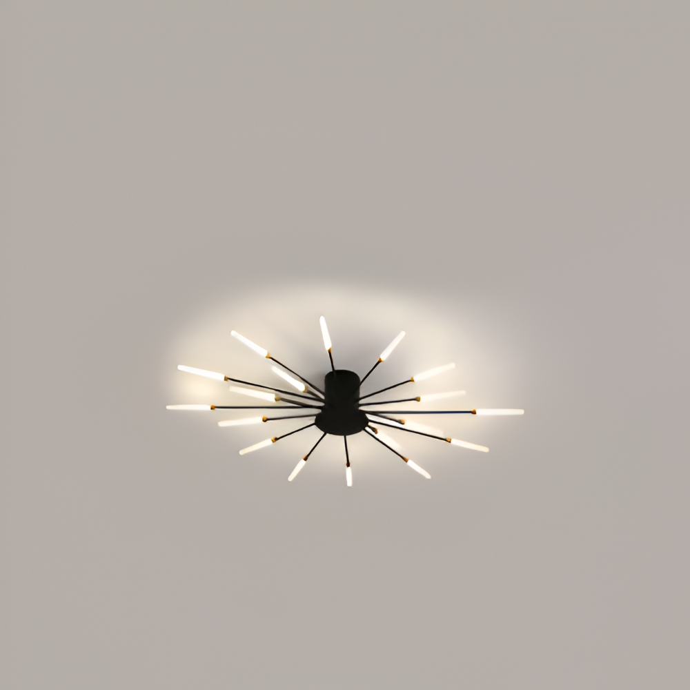 AureaSpiral – Lyxig LED Taklampa med Fyrverkeri-inspirerad Design