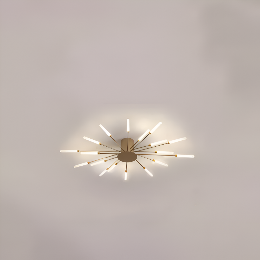 AureaSpiral – Lyxig LED Taklampa med Fyrverkeri-inspirerad Design