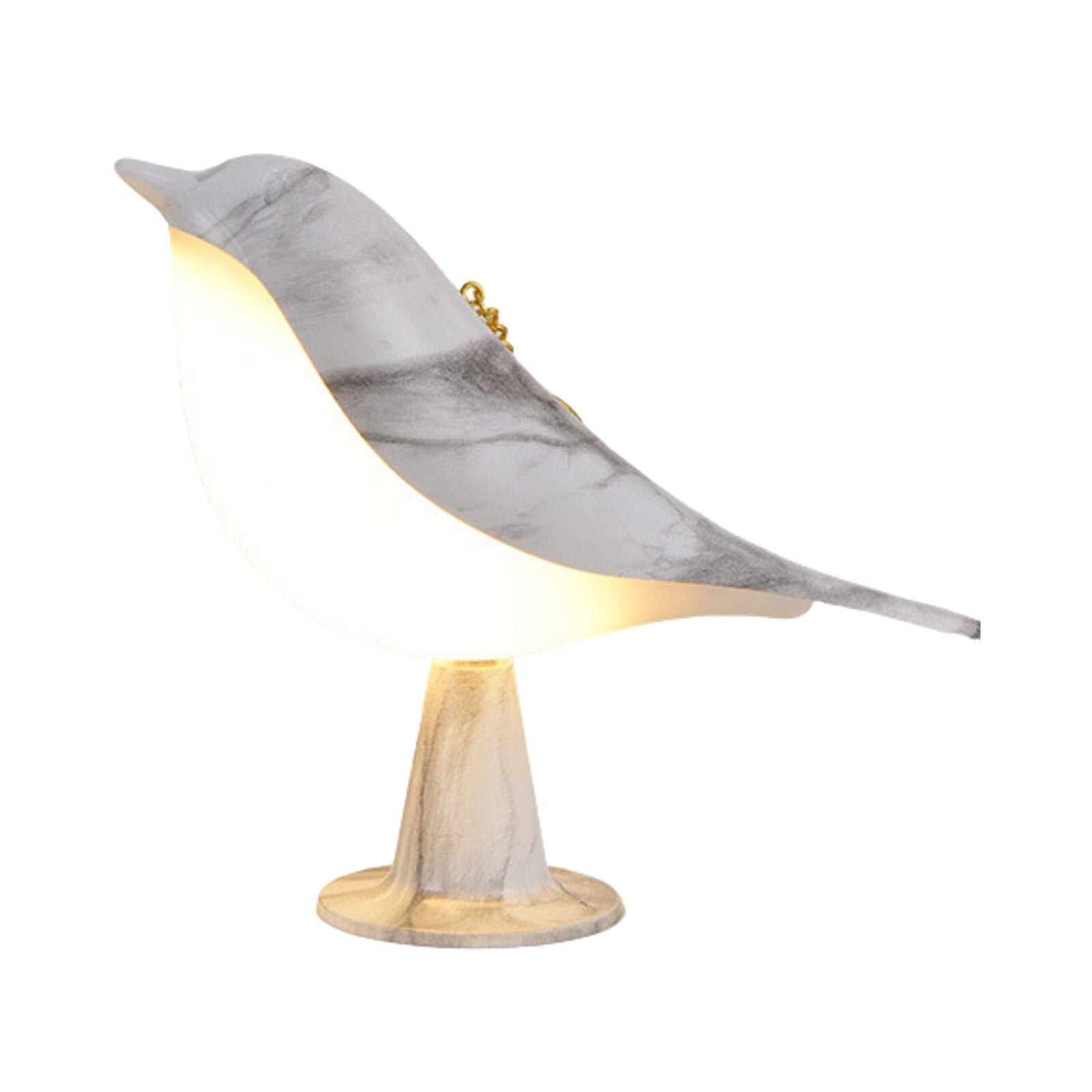 Fågeln Lumi - Stilfull bordslampa med fågelmotiv och LED-belysning – Elegant inredningsbelysning för varje rum