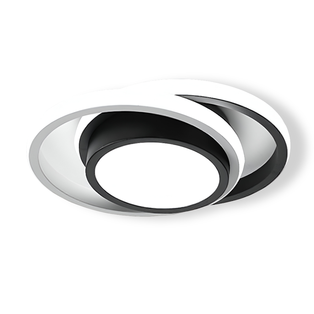 AeroSwirl – Konstnärlig LED Taklampa med Virvlande Design