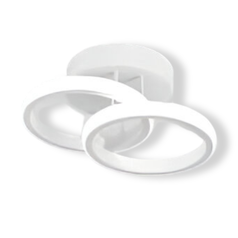 AeroSwirl – Konstnärlig LED Taklampa med Virvlande Design