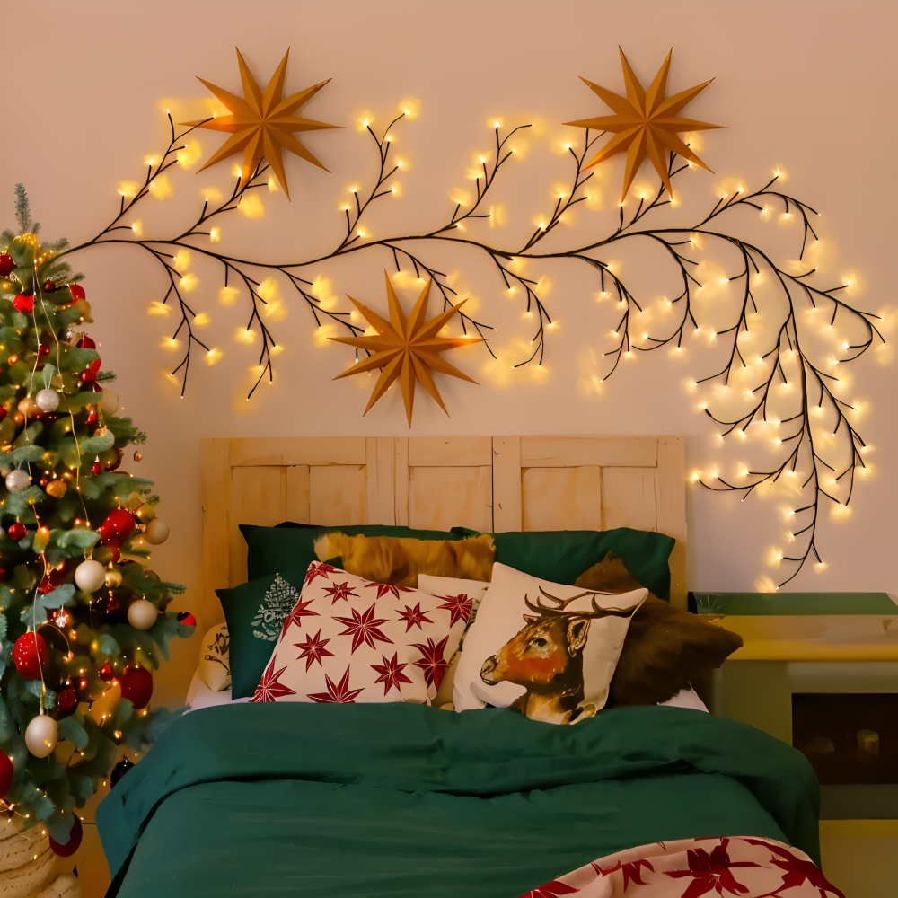 TwinkVine – Böjbar LED Grenbelysning för Jul och Dekoration