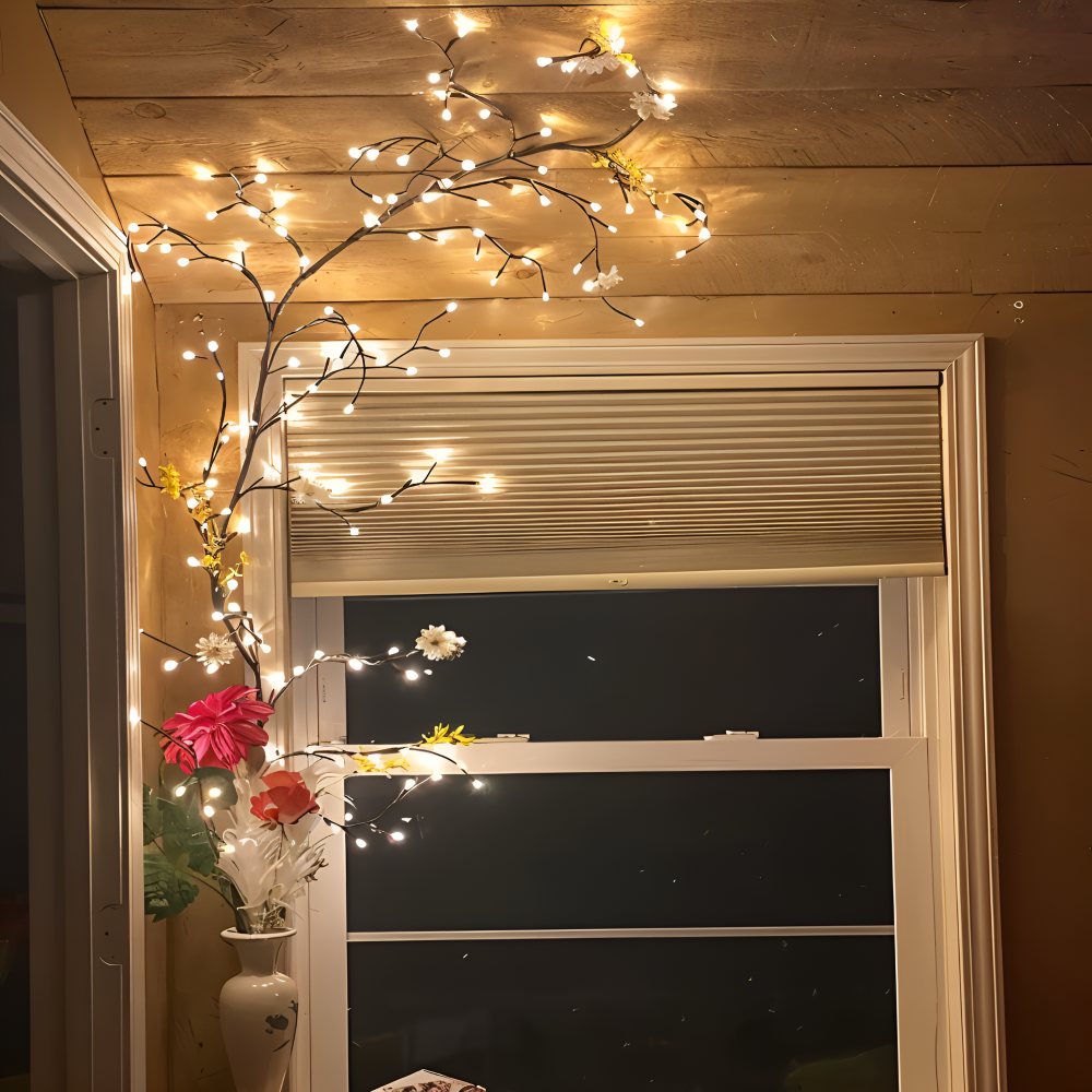 TwinkVine – Böjbar LED Grenbelysning för Jul och Dekoration