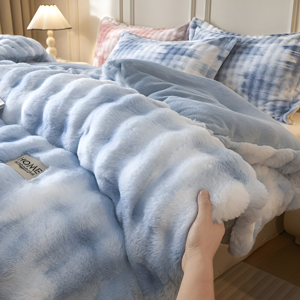 CloudHaven Täcke – Ultralätt & Mysigt Mjölkfleece Täcke för Året Runt Komfort