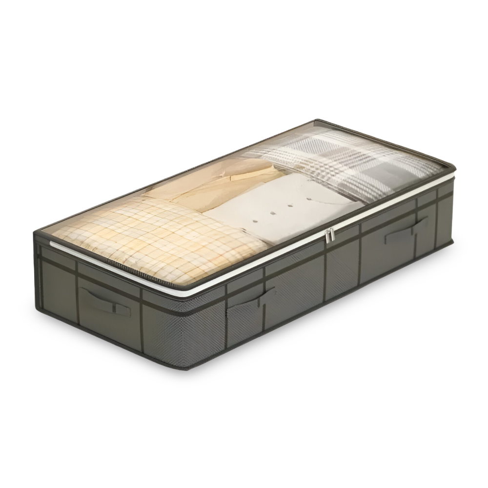 Lunera – Underbäddsförvaring med Transparent Lock, Vikbar & Platsbesparande