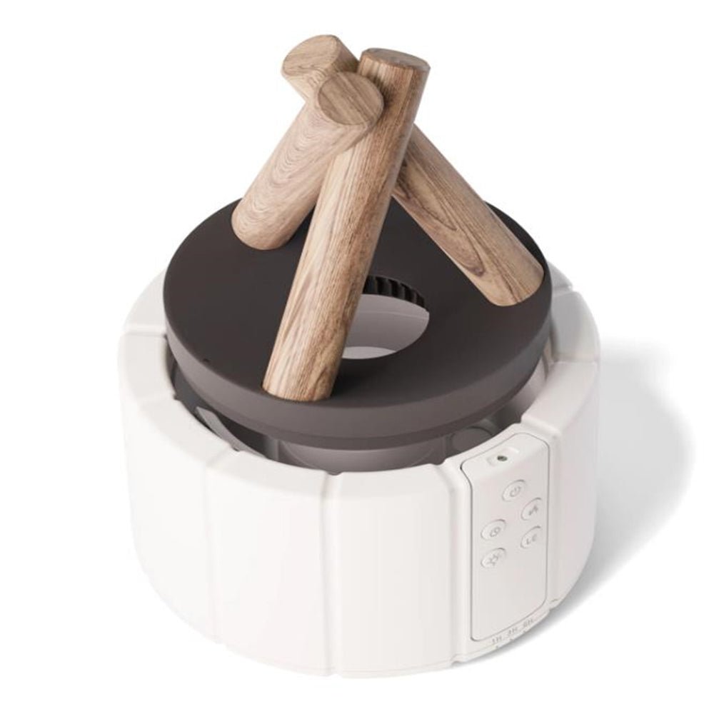 FlammaMist – Luftfuktare och bordslampa med aromaterapi och LED-ljus