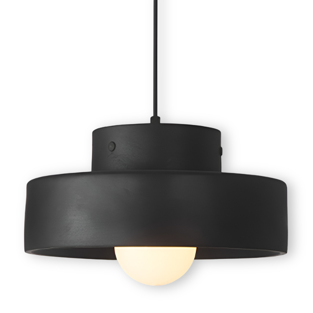 NostalSabi – Färgstark Wabi Sabi Pendellampa i Röd Macaron-Design