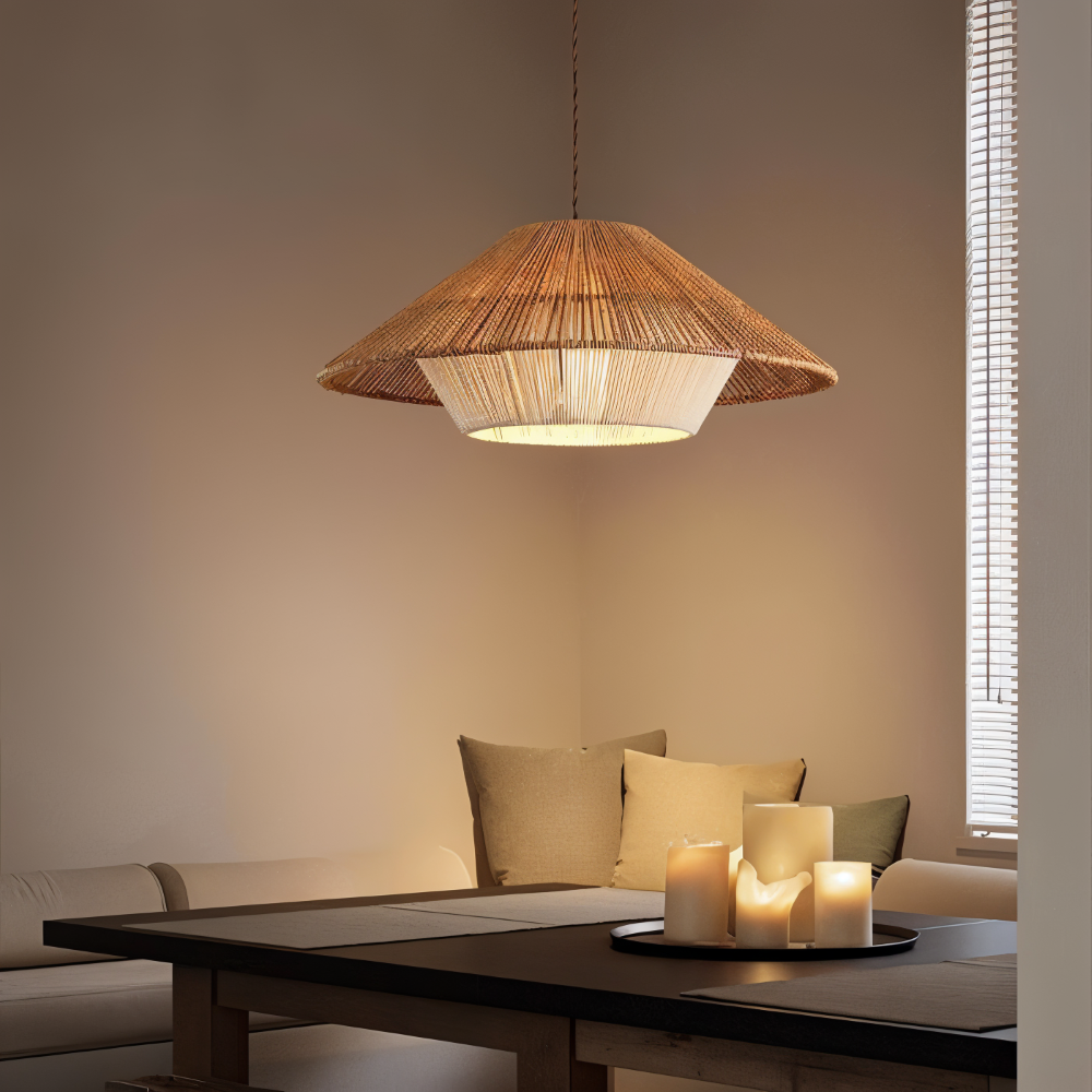 Zenboku – Japanskinspirerad Taklampa i Wabi-Sabi Stil