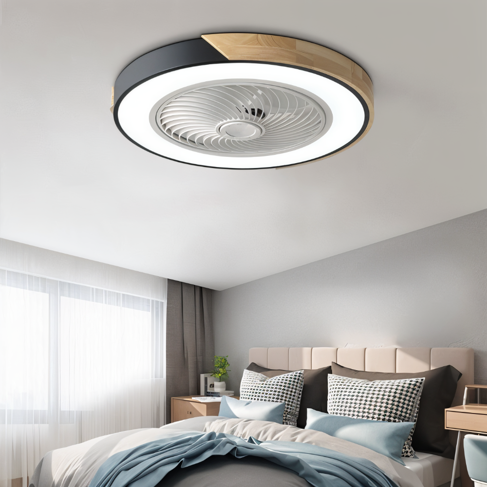 AeroLuma – Smart Takfläkt med LED-belysning och Tyst Drift