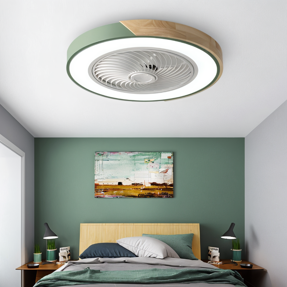 AeroLuma – Smart Takfläkt med LED-belysning och Tyst Drift
