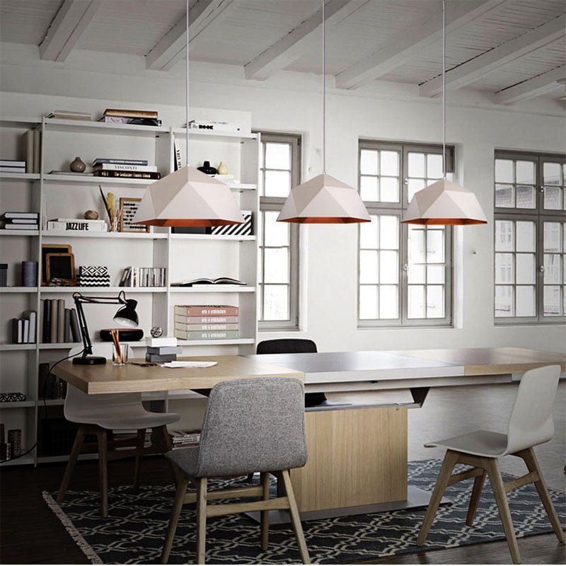 Prismaro – Färgstark Geometrisk Pendellampa i Modern Design