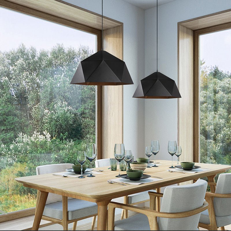 Prismaro – Färgstark Geometrisk Pendellampa i Modern Design