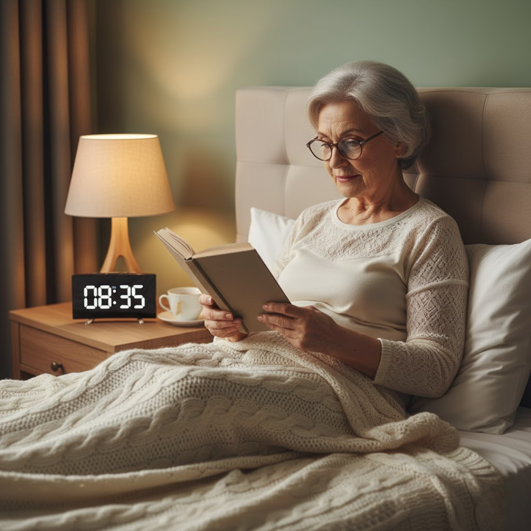 Digital väckarklocka med böjd LED-display