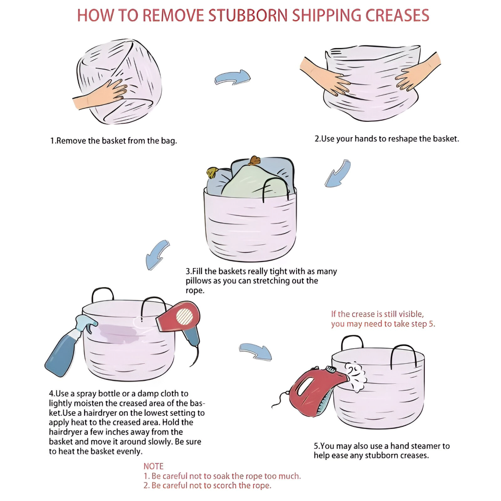 SoftLoop – Rund Förvaringskorg i Bomullssnöre 50×33 cm
