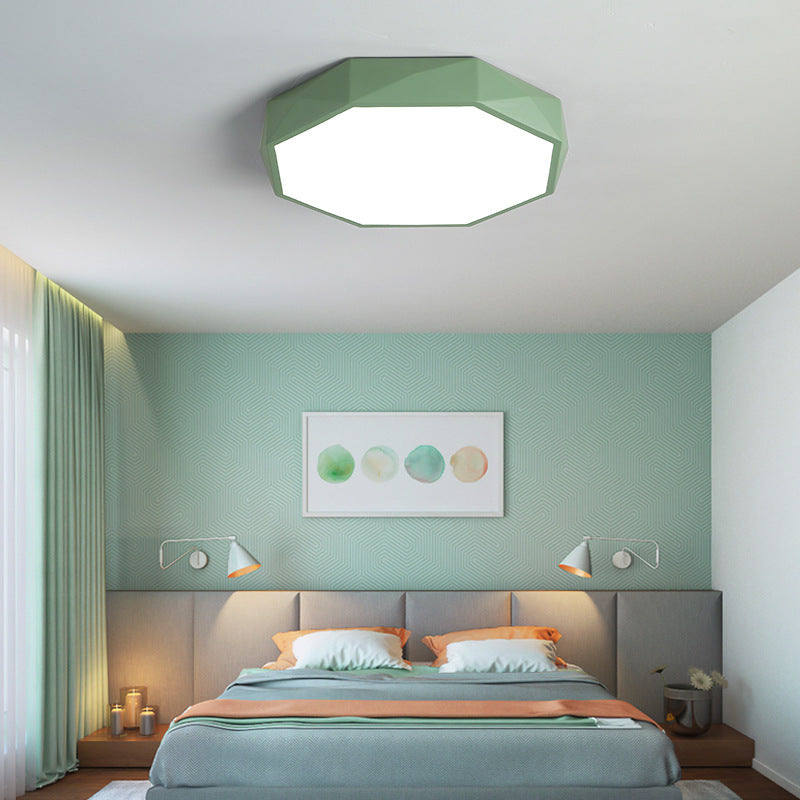 Modern skandinavisk LED-taklampa i abstrakt design
